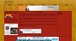 Desktop Screenshot of civilwarindex.com